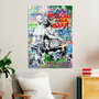 Wallity UV-721 Cuadro Decorativo en Vidrio Templado Multicolor 70 x 100 cm